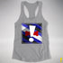 Puppy Pride Flag Exclamation Point Racerback Tank